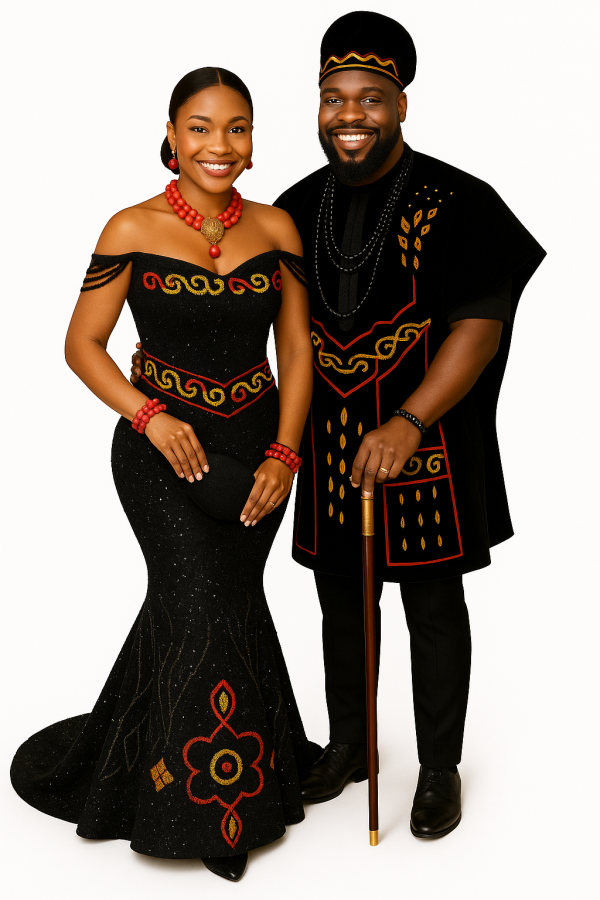 Cameroon Couples Signature- Traditional Elegance