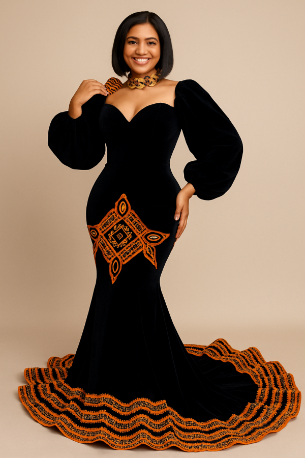 Cameroon Women’s Fashion- Velvet Royal Glow