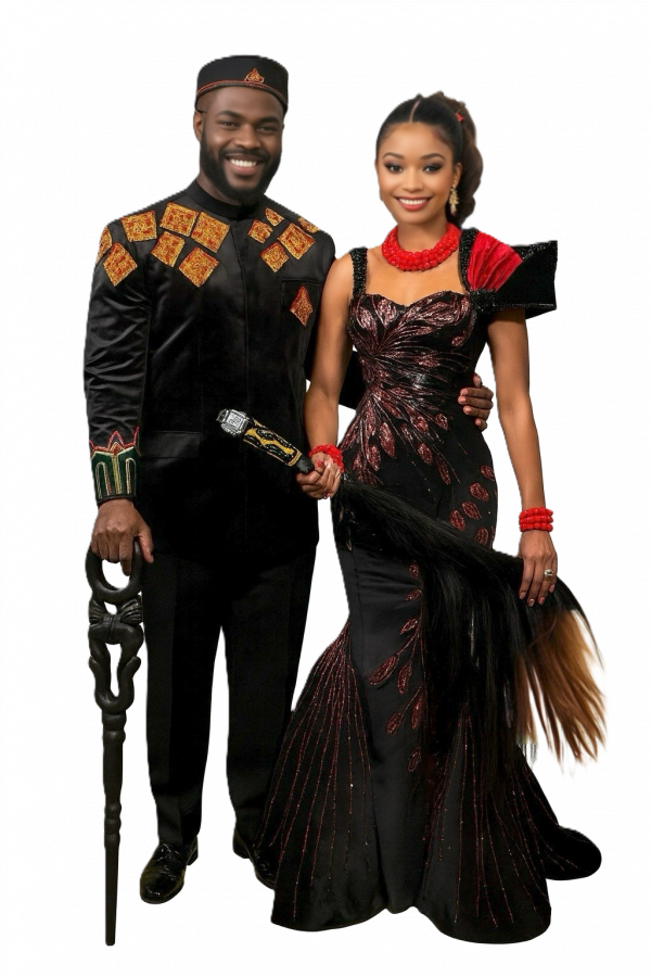Cameroon Couples Signature- Black & Red Prestige