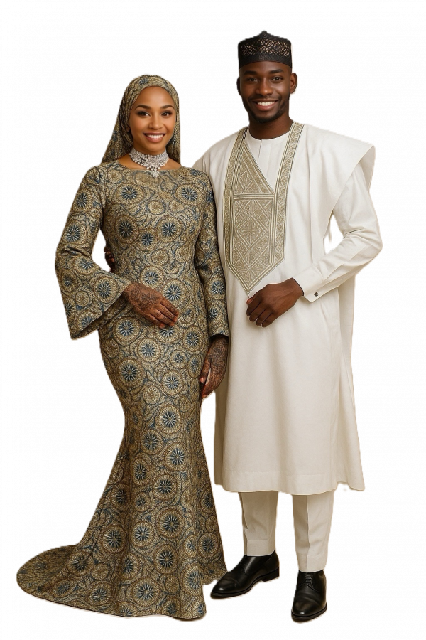 Traditional Couple Ensemble Senegal